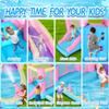 Bestsun Inflatable Water Slide for Kids, Bounce House with Slide, Pool, Water Cannon, Climbing Wall, Blower Included, Outdoor Summer Fun for Kids, 141x138x78 Inches, Pink view 3