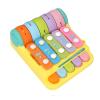 Aqur2020 Multifunctional Baby Piano Keyboard Interactive Knocking Toy, Yellow, Portable, Early Education, 5.31x6.69x3.15 Inch view 1