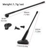 1/14 Scale RC Truck Antenna Replacement Set Simulation Roof Antenna Upgrade Accessories 0.43x1.30inch 0.16x1.73inch view 4