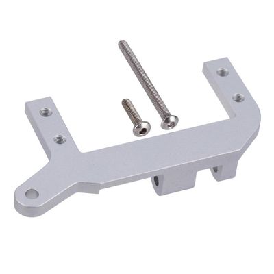 CNC Aluminium Servo Mount Stand Front Axle Bracket 1 10 Scale with RC Car Models RC Models Crawler Buggy Touring for 8K1927225B 1G724-97012(Silver)