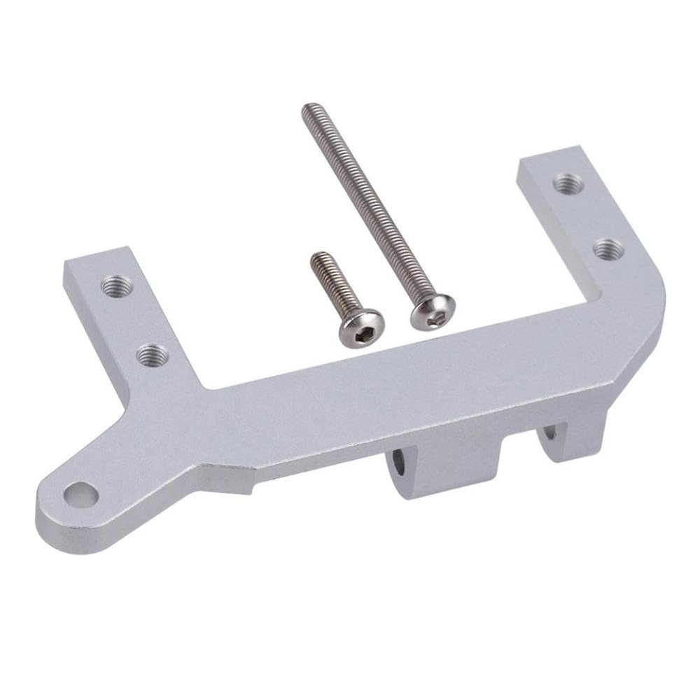 CNC Aluminium Servo Mount Stand Front Axle Bracket 1 10 Scale with RC Car Models RC Models Crawler Buggy Touring for 8K1927225B 1G724-97012(Silver)