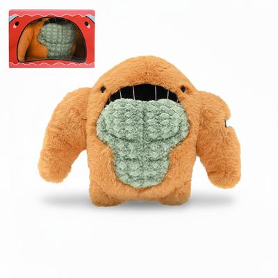 17 Inch Standing Muscular Whale Stuffed Animal, High Density Firm Muscle Plush Toy, 1.52Lbs Heavy Duty Ocean Plush, Luxury Gift Box for Gym Lovers Adults, Funny Unique Desk Decor, CPC/CE Certified
