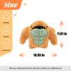 17 Inch Standing Muscular Whale Stuffed Animal, High Density Firm Muscle Plush Toy, 1.52Lbs Heavy Duty Ocean Plush, Luxury Gift Box for Gym Lovers Adults, Funny Unique Desk Decor, CPC/CE Certified view 2