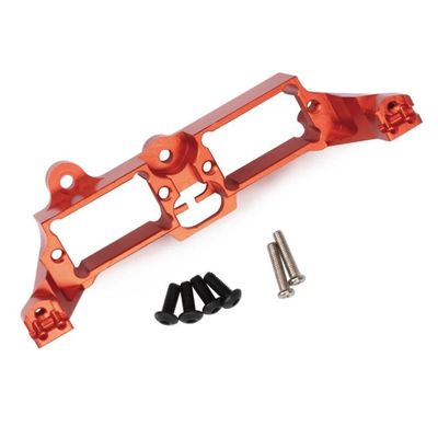 Aluminum Servo Mount Differential Lock Bracket Fixed Seat for 1 10 RC Crawler Car Upgrade Parts Compatible with RC Car Parts 1 10 Scale Models(Yellow)