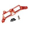 Aluminum Servo Mount Differential Lock Bracket Fixed Seat for 1 10 RC Crawler Car Upgrade Parts Compatible with RC Car Parts 1 10 Scale Models(Yellow) view 1