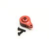 25T Metal Servo Horn Steering Arm with 1 3 Hole Compatible with RC Crawler Car Accessories Compatible with Large Torque Digital Coreless Servos(1Hole Red) view 1