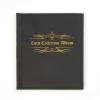 Coin Collection Album with 200 Pockets, 33x33 mm Grid Holders, 10 Pages, Black Book for Pounds Pence Cents Dollars Nickel Storage view 1