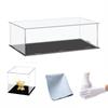 16x24x8in(Length x Width x Height) Football Display Case,Clear Acrylic Football Display Stand Holder Hobby Box UV Protection Dust Proof Removable for Autographed Ball and Memorial Gift view 1