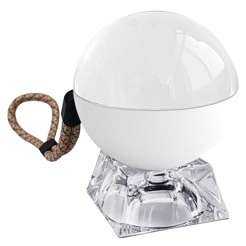 WikoNasc 2.7" 3DCrystal Ball Video Player, Memory Orb, Personalized Electronic Display Digital Memory Display Sphere Lamp, Uploadable Videos & Photos, DIYGift for Anniversary, Birthday