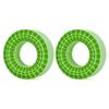 4PCS 2.2" Rubber Insert Foam Waterproof 125 * 45mm Compatible with RC Car Parts 1 10 Scale Models(Green 2pcs) view 1