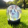WikoNasc 2.7" 3DCrystal Ball Video Player, Memory Orb, Personalized Electronic Display Digital Memory Display Sphere Lamp, Uploadable Videos & Photos, DIYGift for Anniversary, Birthday view 4