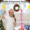 The All-in-One Microphone Toy, Kids Microphone with Stand Adjustable, Kids Karaoke Machine, Built-in Music, Colorful Lights and Echo Effects, for Aged 3-8 Boys Girls (Black) view 3