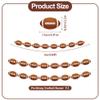2 Pcs Football Party Decorations Football Banner Pre-Strung Football Hanging Garland Decor for Sports Themed Birthday Party Game Fans view 2