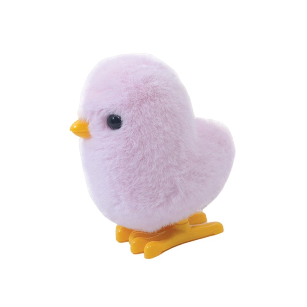 EHJRE Chick Wind up Toy,Clockwork,Holiday Decoration Cute Novelty Jumping Hopping Toy for Birthday Gifts Basket Stuffers, Pink 31g
