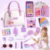 Kids Toddler Play Purse, 37-Piece Set with Handbag, Pretend Makeup, Wallet, Phone & Princess Toys  Creative Role Play Gift for Girls Ages 3-6 view 1