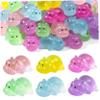 120pcs Mini Glow in The Dark Hippo Figurines, Small Resin Animals for DIY Crafts, Jar Fillers & Decor Mini Glow in the Dark Resin Animals Small Tiny hippo figurine Figurines Dollhouse Accessories view 1