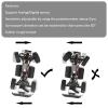 Hobby Fans 3 Axis Gyro Module RC Car Gyro Stabilizer with Aluminum Case Automatic Stability Control Gyro Sensitivity Adjustable for RC Crawlers Cars and Boats view 3