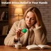 3D Printed Squishy D20 Fidget - Stress Relief Cube for Anxiety & Focus, Satisfying Clicking Sensory Toy for Adults, Perfect for Desk Fidgeting, Gift Idea (Green, 1pcs) view 4