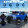 12V Ride On Car for Kids, Licensed RAM Remote Control Toddler Truck, Electric Pickup Truck Car w/Parental Control, Truck Bed Storage, LED Lights & Music view 2