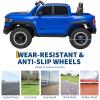 12V Ride On Car for Kids, Licensed RAM Remote Control Toddler Truck, Electric Pickup Truck Car w/Parental Control, Truck Bed Storage, LED Lights & Music view 3