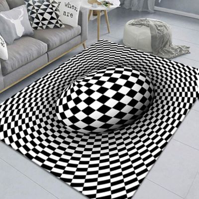 3D Hole Rug - 2026 New Optical Illusion Rug Hole, Dog Gets Scared of 3D Carpet, Rug That Looks Like a Hole, Funny 3D Carpet to Prank, Test & Play with Your Dog or Cat (38-(23.62 * 35.43in))