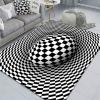 3D Hole Rug - 2026 New Optical Illusion Rug Hole, Dog Gets Scared of 3D Carpet, Rug That Looks Like a Hole, Funny 3D Carpet to Prank, Test & Play with Your Dog or Cat (38-(23.62 * 35.43in)) view 1