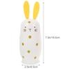 TOYANDONA Russian Nesting Dolls - 4pcs Stacking Wooden Matryoshka Dolls Rabbit Bunny Nesting Easter Eggs Toys for Easter Party Home Decoration view 2