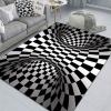 3D Hole Rug - 2026 New Optical Illusion Rug Hole, Dog Gets Scared of 3D Carpet, Rug That Looks Like a Hole, Funny 3D Carpet to Prank, Test & Play with Your Dog or Cat (33-(19.68 * 31.49in)) view 1