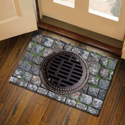 3D Hole Rug - 2026 New Optical Illusion Rug Hole, Dog Gets Scared of 3D Carpet, Rug That Looks Like a Hole, Funny 3D Carpet to Prank, Test & Play with Your Dog or Cat (22-(19.68 * 31.49in))