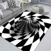3D Hole Rug - 2026 New Optical Illusion Rug Hole, Dog Gets Scared of 3D Carpet, Rug That Looks Like a Hole, Funny 3D Carpet to Prank, Test & Play with Your Dog or Cat (36-(19.68 * 31.49in)) view 1