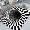 3D Hole Rug - 2026 New Optical Illusion Rug Hole, Dog Gets Scared of 3D Carpet, Rug That Looks Like a Hole, Funny 3D Carpet to Prank, Test & Play with Your Dog or Cat (32-(19.68 * 31.49in)) view 1