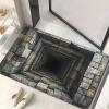 3D Hole Rug - 2026 New Optical Illusion Rug Hole, Dog Gets Scared of 3D Carpet, Rug That Looks Like a Hole, Funny 3D Carpet to Prank, Test & Play with Your Dog or Cat (7-(19.68 * 31.49in)) view 1