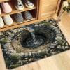 3D Hole Rug - 2026 New Optical Illusion Rug Hole, Dog Gets Scared of 3D Carpet, Rug That Looks Like a Hole, Funny 3D Carpet to Prank, Test & Play with Your Dog or Cat (6-(15.75 * 23.62in)) view 1