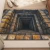 3D Hole Rug - 2026 New Optical Illusion Rug Hole, Dog Gets Scared of 3D Carpet, Rug That Looks Like a Hole, Funny 3D Carpet to Prank, Test & Play with Your Dog or Cat (9-(15.75 * 23.62in)) view 1
