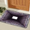 3D Hole Rug - 2026 New Optical Illusion Rug Hole, Dog Gets Scared of 3D Carpet, Rug That Looks Like a Hole, Funny 3D Carpet to Prank, Test & Play with Your Dog or Cat (13-(23.62 * 35.43in)) view 1
