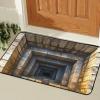 3D Hole Rug - 2026 New Optical Illusion Rug Hole, Dog Gets Scared of 3D Carpet, Rug That Looks Like a Hole, Funny 3D Carpet to Prank, Test & Play with Your Dog or Cat (25-(23.62 * 35.43in)) view 1