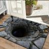 3D Hole Rug - 2026 New Optical Illusion Rug Hole, Dog Gets Scared of 3D Carpet, Rug That Looks Like a Hole, Funny 3D Carpet to Prank, Test & Play with Your Dog or Cat (29-(15.75 * 23.62in)) view 1