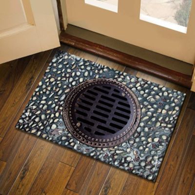 3D Hole Rug - 2026 New Optical Illusion Rug Hole, Dog Gets Scared of 3D Carpet, Rug That Looks Like a Hole, Funny 3D Carpet to Prank, Test & Play with Your Dog or Cat (23-(23.62 * 35.43in))