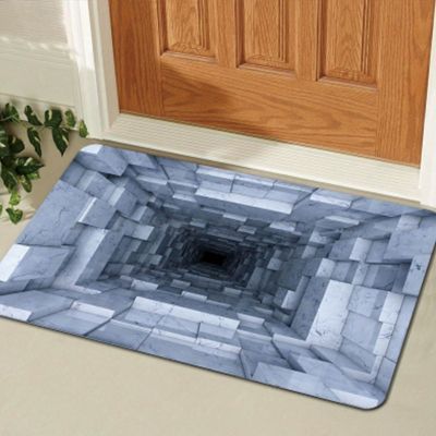 3D Hole Rug - 2026 New Optical Illusion Rug Hole, Dog Gets Scared of 3D Carpet, Rug That Looks Like a Hole, Funny 3D Carpet to Prank, Test & Play with Your Dog or Cat (12-(23.62 * 35.43in))