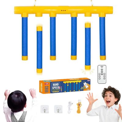 Reaction Time Training Toy - Falling Sticks Challenge, Hand Eye Coordination Game for Kids and Adults (Blue with Control)