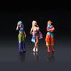 1/64 Scale Trendy Girl Miniature Figures, Hand-Painted Resin Female Characters for Diorama Scenes, Car Display, Street Style Collectibles view 4