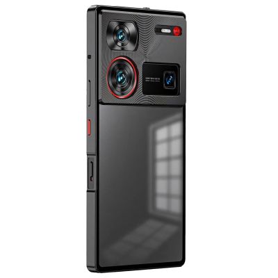 yeeplant Nubia Z60 Ultra Case with Tempered Glass & Metal Frame, Shockproof with Carbon Fiber