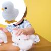 EHJRE Chick Wind up Toy,Clockwork,Holiday Decoration Cute Novelty Jumping Hopping Toy for Birthday Gifts Basket Stuffers, White 30g view 4
