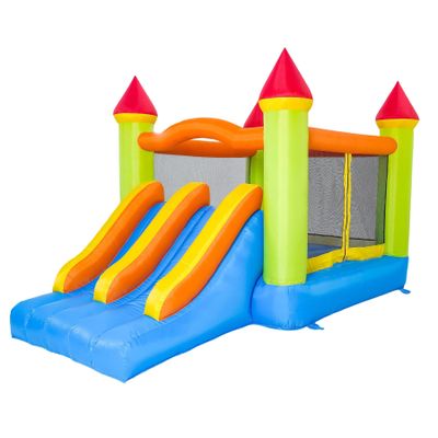 HAPYBOUCY Bounce House, Inflatable Bouncy Castle for Kids 3-10, Bouncy House with Big Slide & Blower, 13ft Lx8.2ft Wx8ft H, Jump House Outdoor Indoor Use, Nice Choice for Backyard Party&Birthday Gift