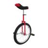 Inszxight 20-Inch Red Outdoor Unicycle, Single Wheel Fun Ride for Teen Adult, Steel Frame & Skid-Proof Tire, 300 lb Load, Quick-Release Seat Clamp, Wrench Included, Park Street Practice Balance Bike view 2