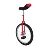 Inszxight 20-Inch Red Outdoor Unicycle, Single Wheel Fun Ride for Teen Adult, Steel Frame & Skid-Proof Tire, 300 lb Load, Quick-Release Seat Clamp, Wrench Included, Park Street Practice Balance Bike view 3