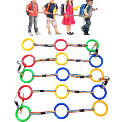 15Pcs Walking Rope for Preschool, Anti-Lost Kids Leash with Plastic Ring for Kindergarten, Daycare, Outdoor Activities Walking Rope for Preschool