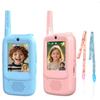 Kids Video Walkie Talkie Set, 2 Video Walkie Talkie Toys for Kids with 2.0" Screen, Voice Changer, Voice Chat,Photo Share,Emojis,300m Range, Blue and Pink, for Children 3-12 Years (Pink+Blue) view 1