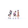 1/64 Scale Anime Girl Miniature Figures, Hand-Painted Manga-Style Resin Characters for Diorama Scenes and Car Display view 3