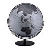 20.5" Tall-Black and Silver Globe with 3D Mountain Landscape view 1